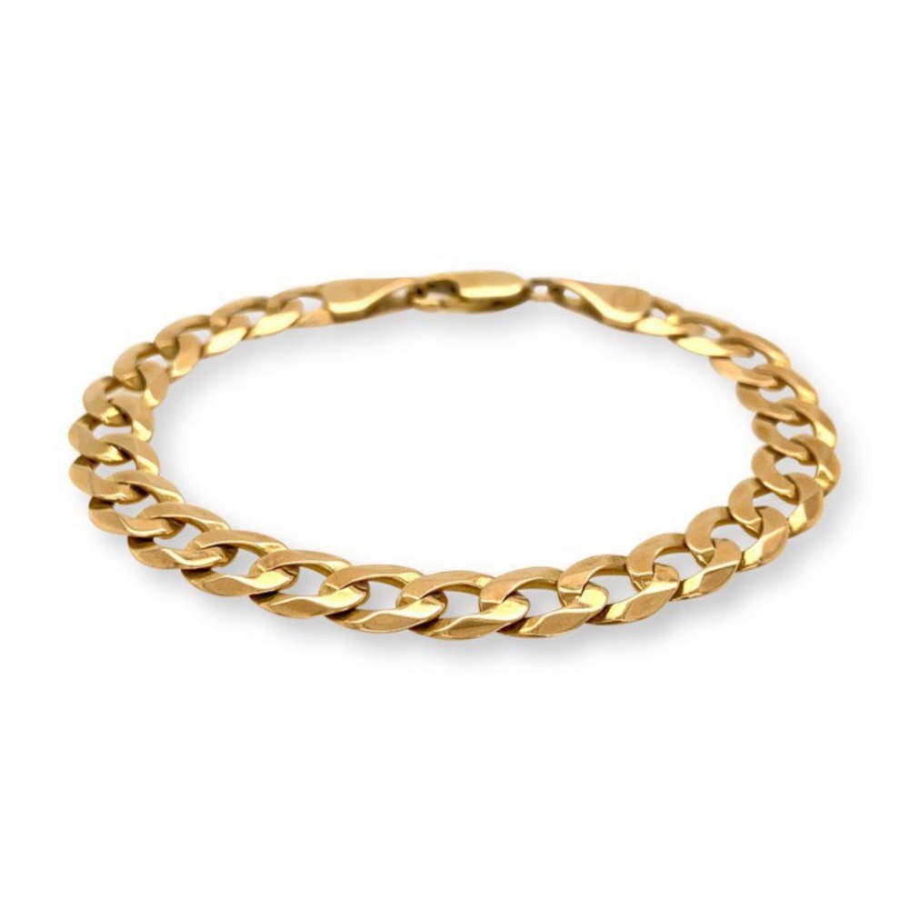 Designs 14K Yellow Gold Curb Link Bracelet🤙🏽🥰
